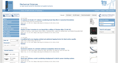 Desktop Screenshot of mech-sci.net